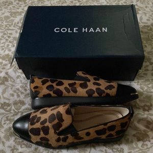 New In Box Cole Haan Jaguar Print Grand Ambition Slip On size 7.5 B